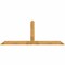 Ekena Millwork Portland Rough Sawn Timber Gable Bracket, Western Red Cedar, 108"W x 40"H x 4"D x 6"F, 9/12 Pitch GBW108X40X0406POR00RWR - alternate 1